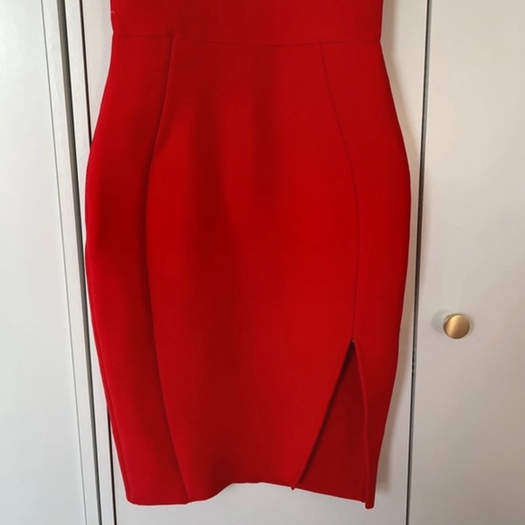 Amazon Red Dress Herve Leger Style - Picture 3 of 5